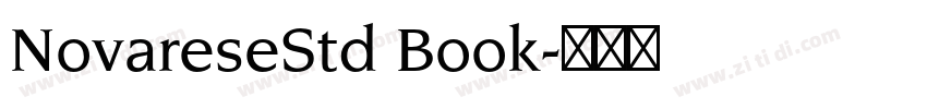NovareseStd Book字体转换